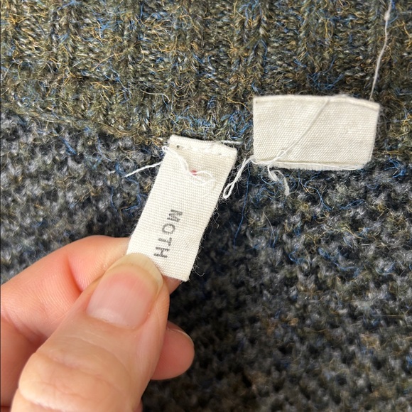 ANTHROPOLOGIE MOTH Camo Knit Open Front Cardigan Size Medium - Picture 5 of 15